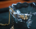 Daisy Glass Trinket Dish