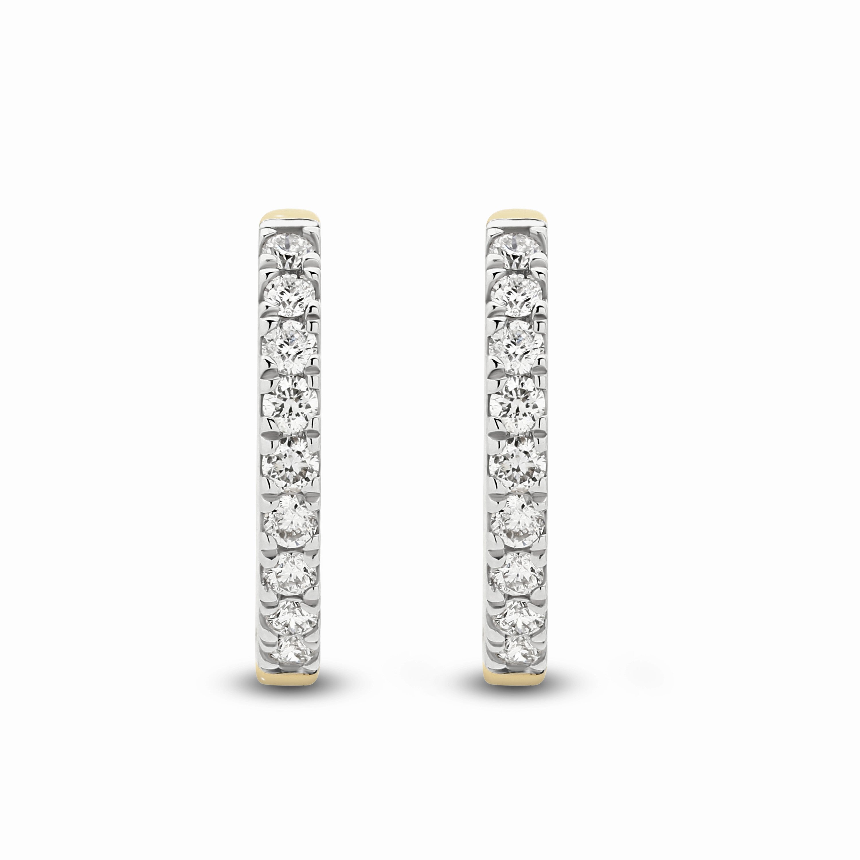 Classic Diamond Hoops
