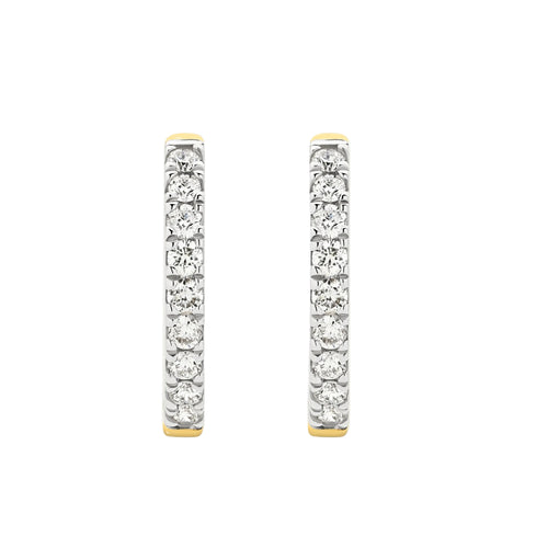 Classic Diamond Hoops