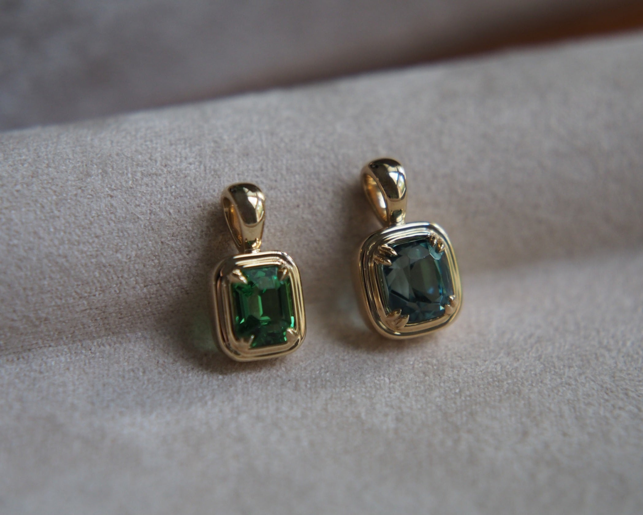 Robyn Natural Tsavorite Pendant