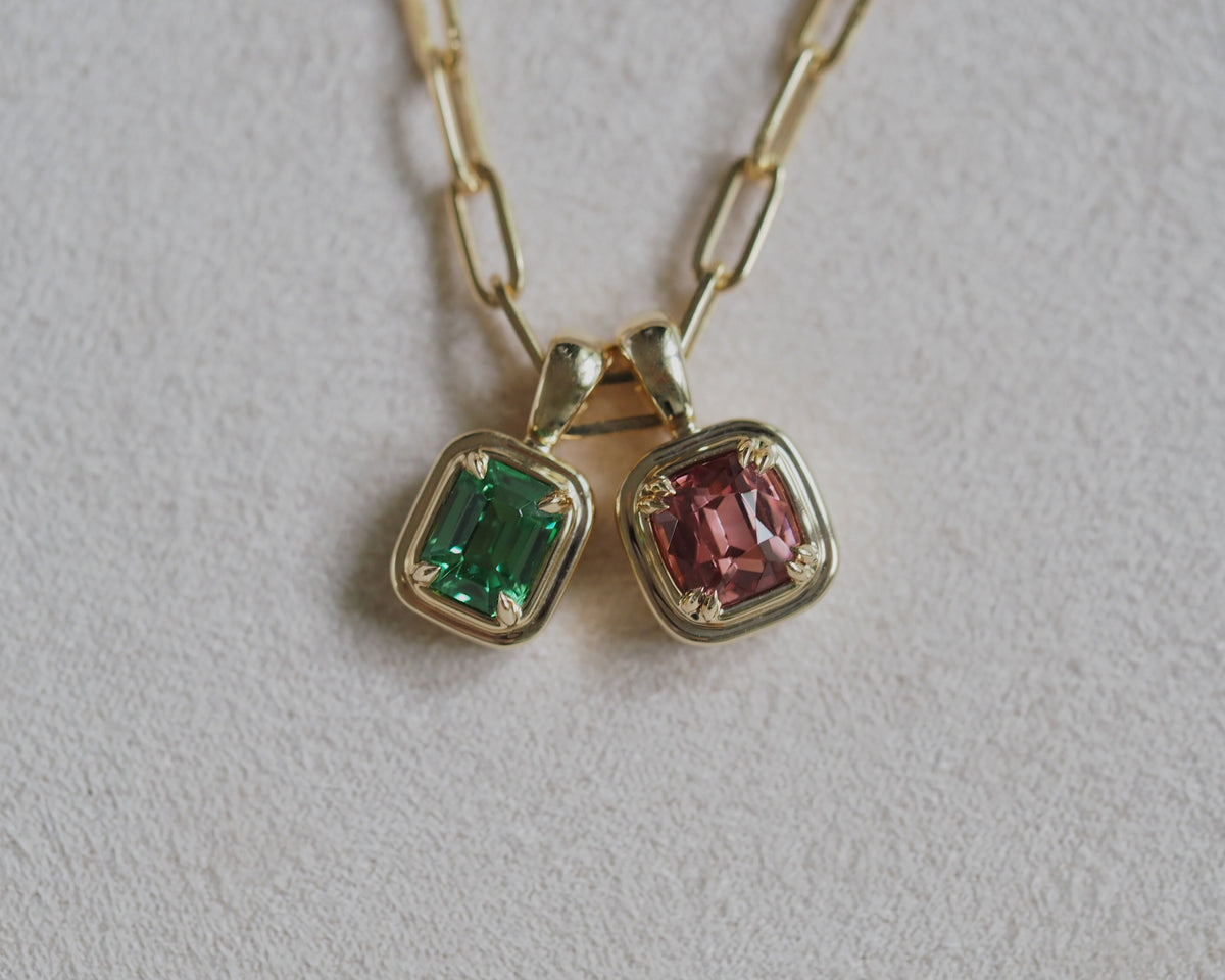 Robyn Natural Tsavorite Pendant