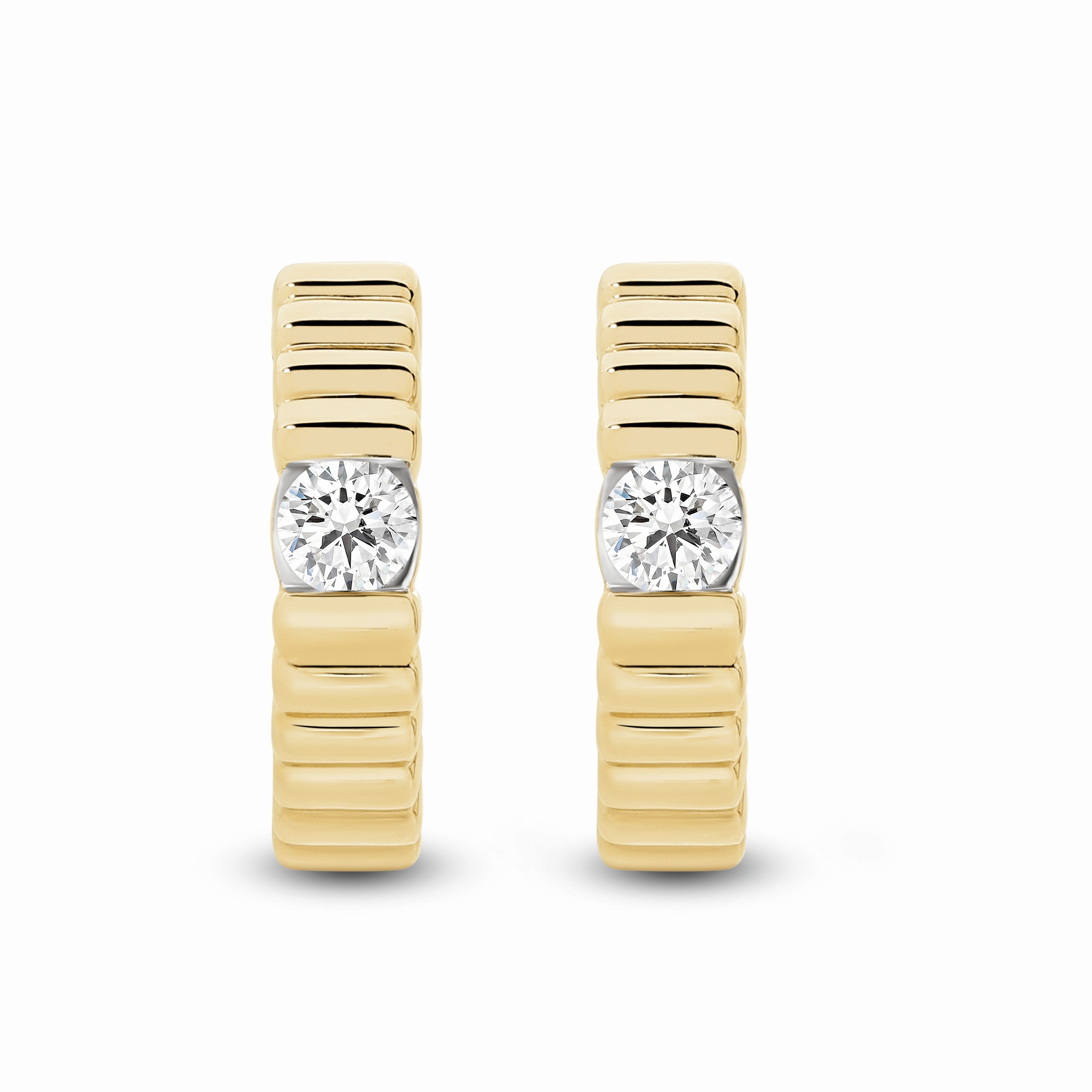 Ray Diamond Hoops